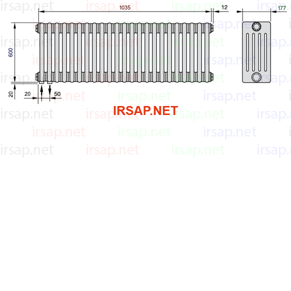 Радиатор IRSAP Tesi 50600/23 T18 CL 01